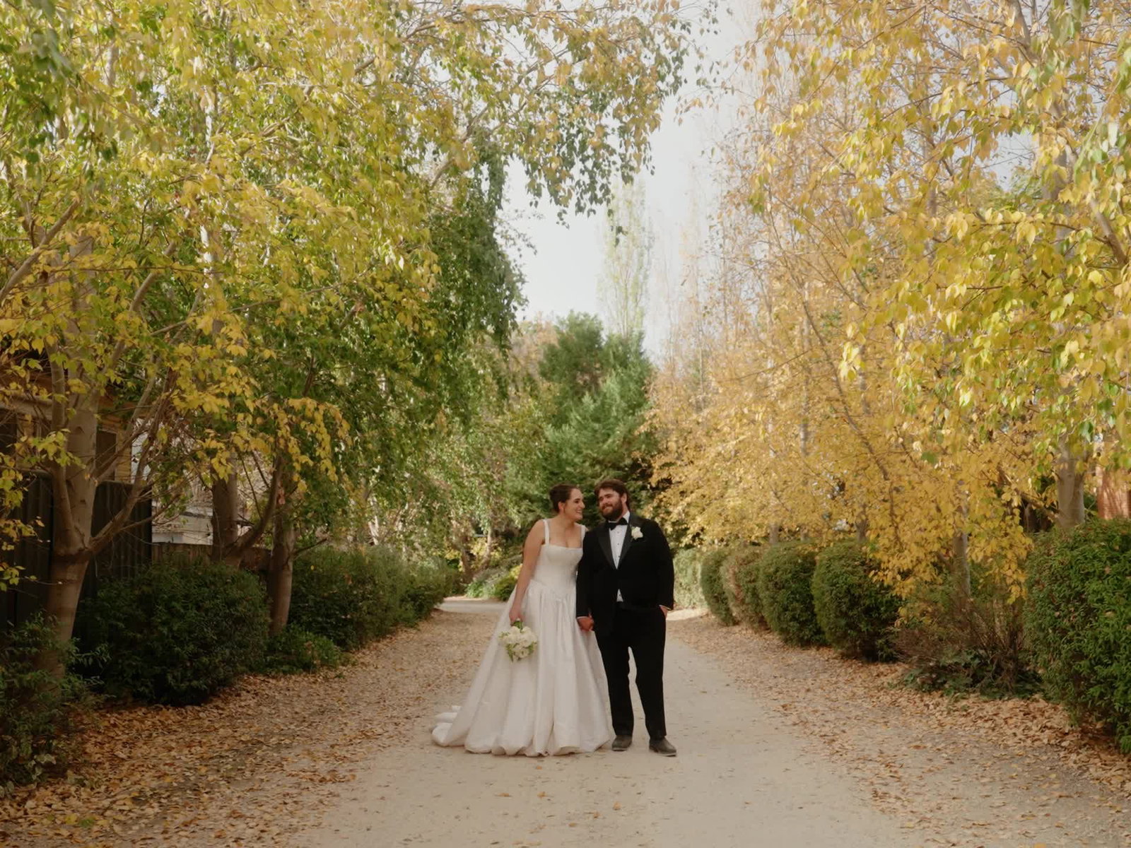 Still from Zora and Matt's wedding film at The Cellar by Gilbert, Mudgee