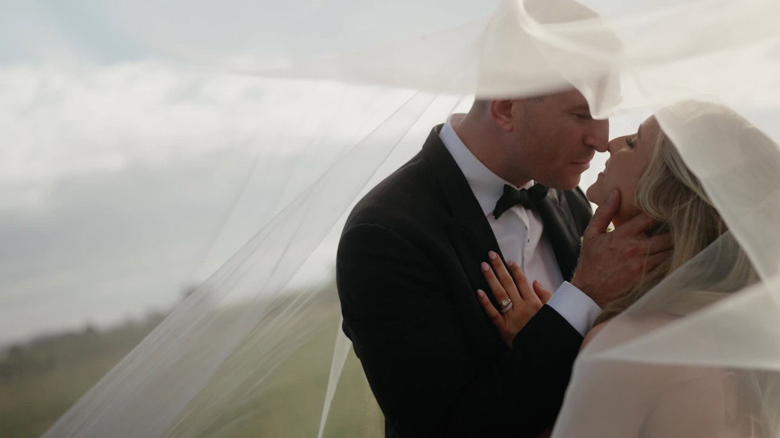 Still from Georgia and Harry's wedding film at Burnbrae Estate, Mudgee