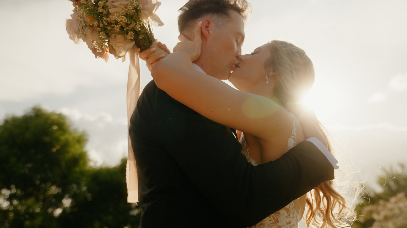 Still from Caity and Cameron's wedding film at Peterson House, Hunter Valley