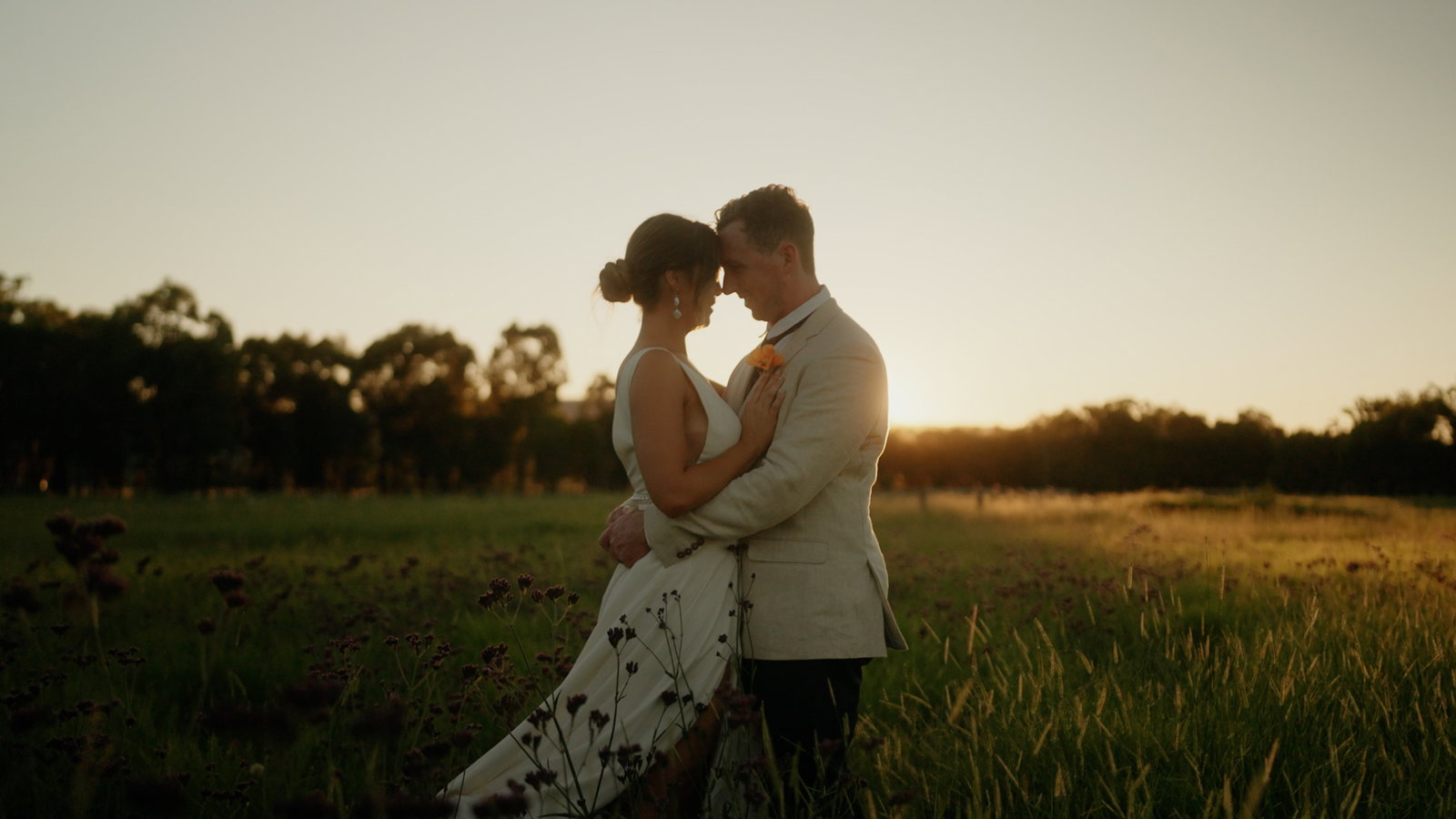 Still from Tamika and Jarrod's wedding film at The Vinegrove, Mudgee