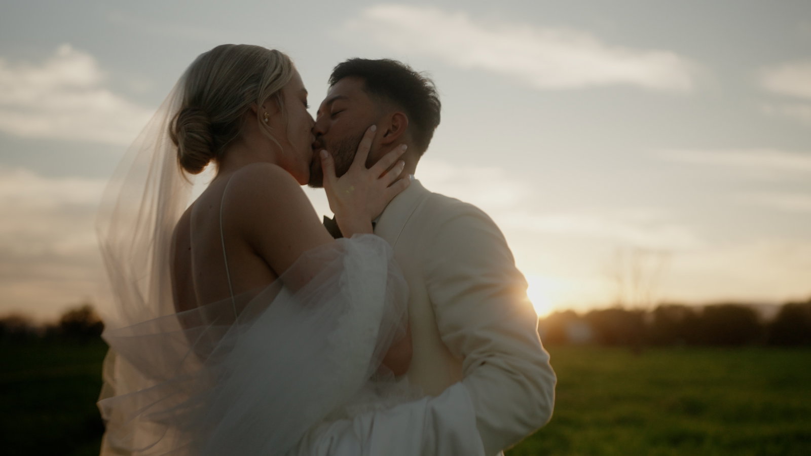 Still from Emelise and Marcus's wedding film at The Merribee, Numbaa
