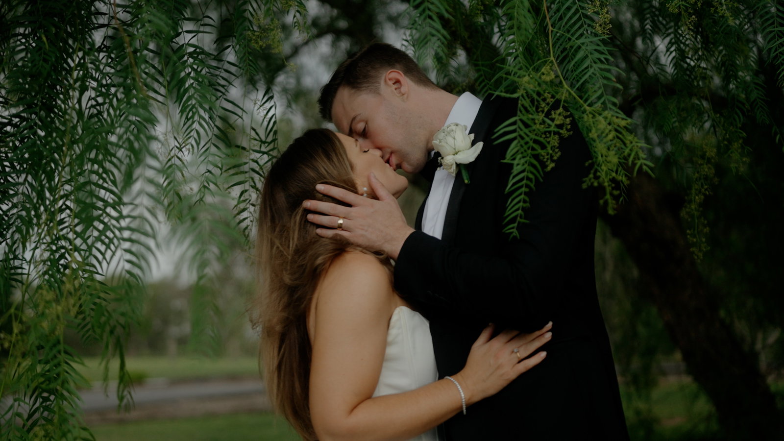 Still from Kayla and James's wedding film at Greystone Estate, Hunter Valley