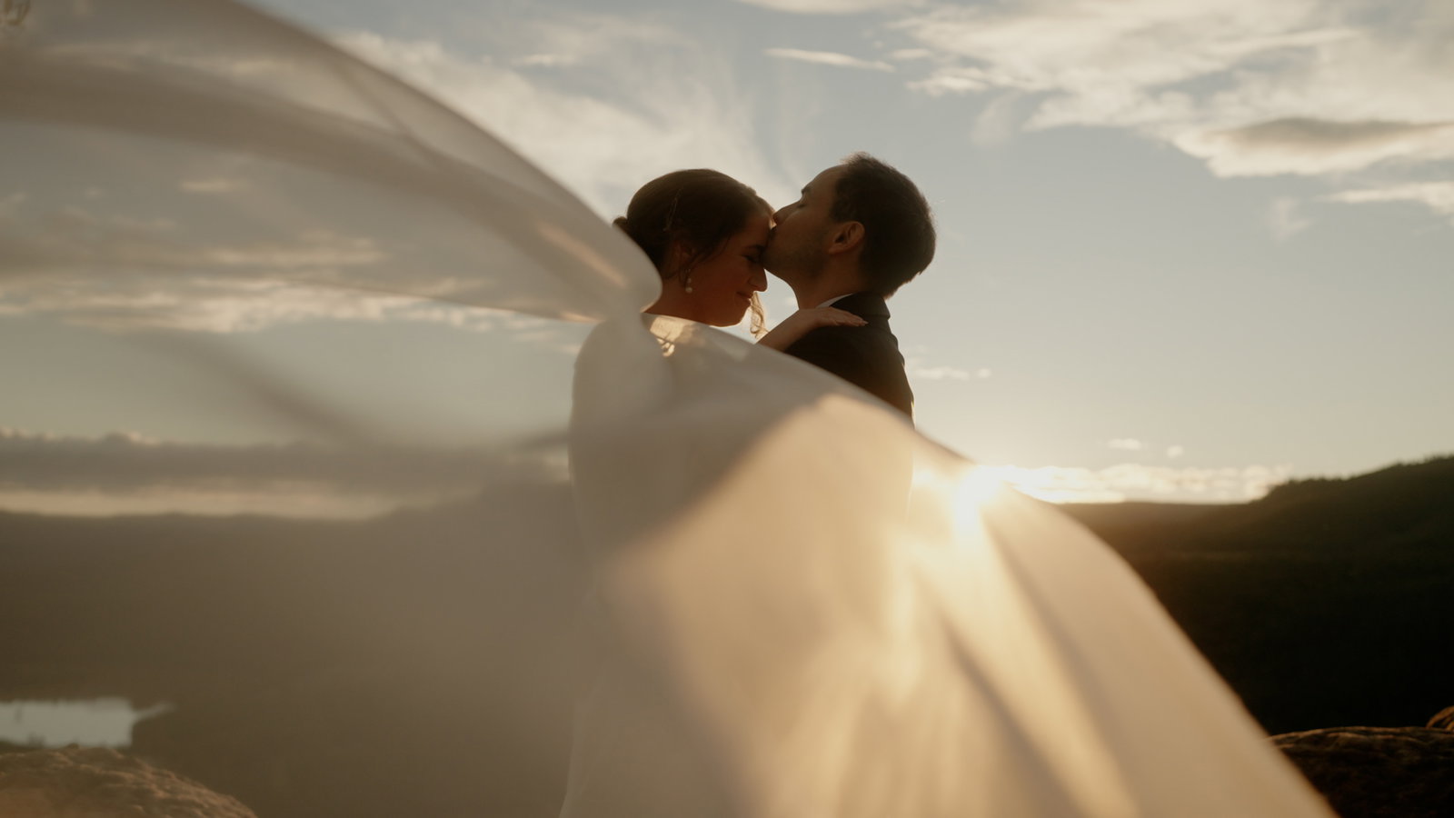 Still from Jodie and Tristan's wedding film at Kangaroo Valley Bush Retreat, Kangaroo Valley
