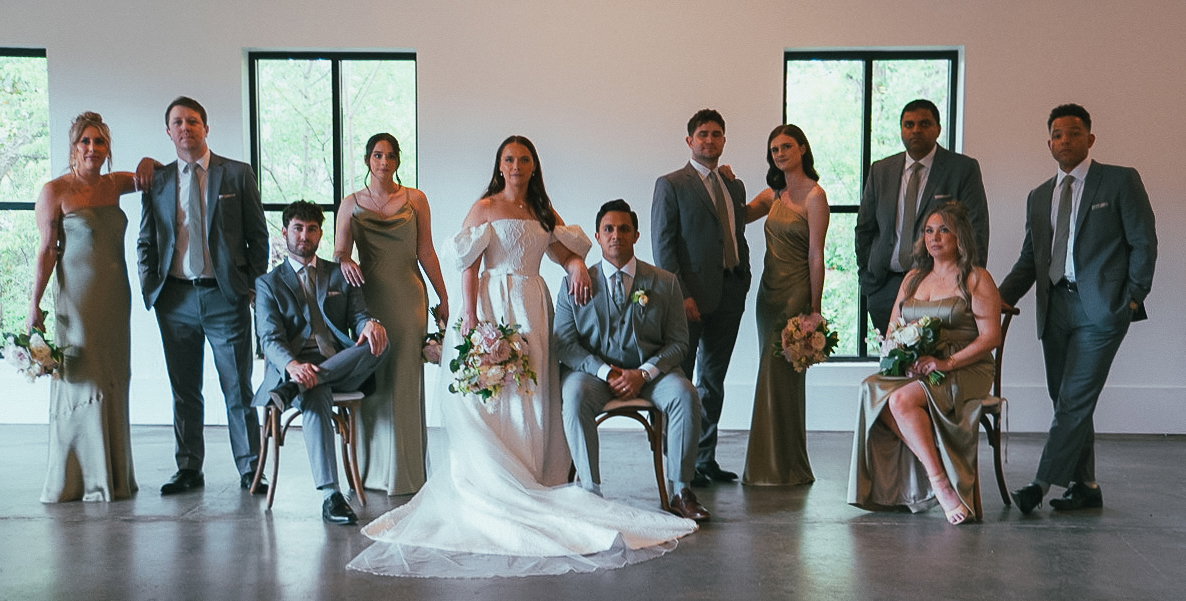 Emily & Jay wedding film still — Venue 405, SC